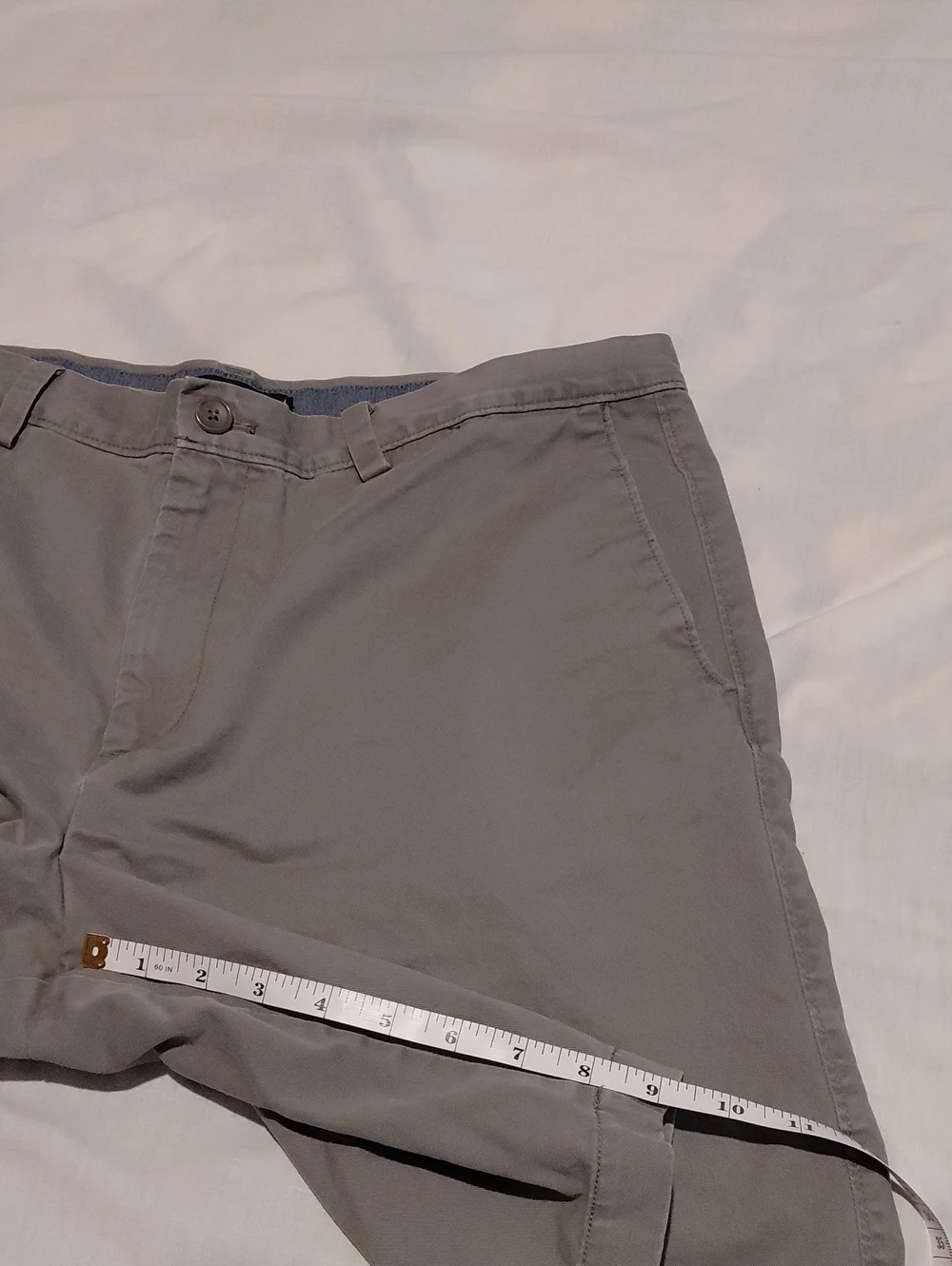 Banana Republic Gray Aiden Flat-Front Men's Shorts 36W